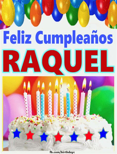 feliz cumple raquel